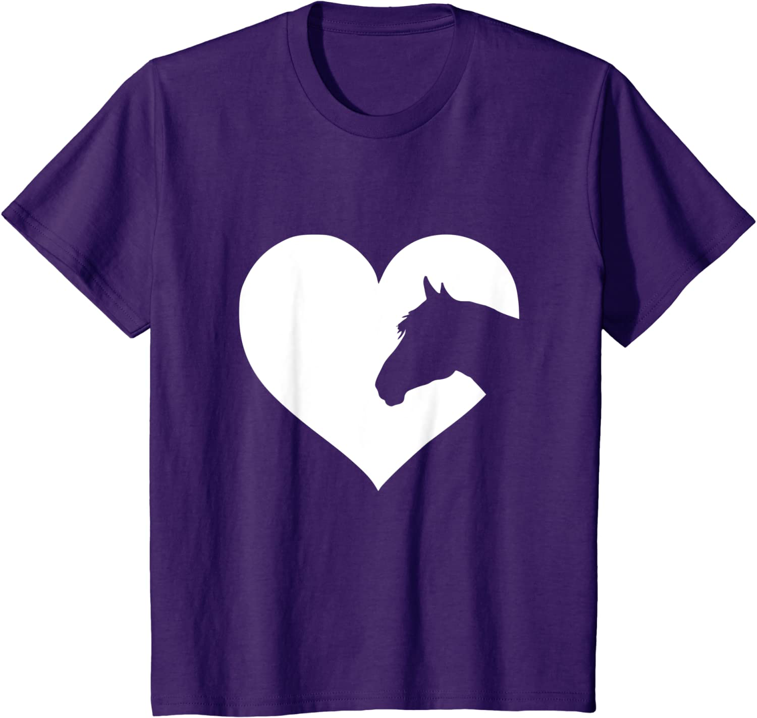 Horse lover T-Shirt gift for girls & women who love horses T-Shirt Arts & Entertainment > Party & Celebration > Gift Giving Unknown Purple Youth Kids 2