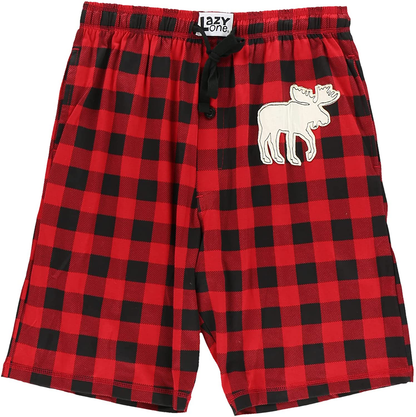 Lazy One Pajama Shorts for Men, Men'S Separate Bottoms, Cotton Loungewear Apparel & Accessories > Clothing > Sleepwear & Loungewear > Pajamas Kylie Max   