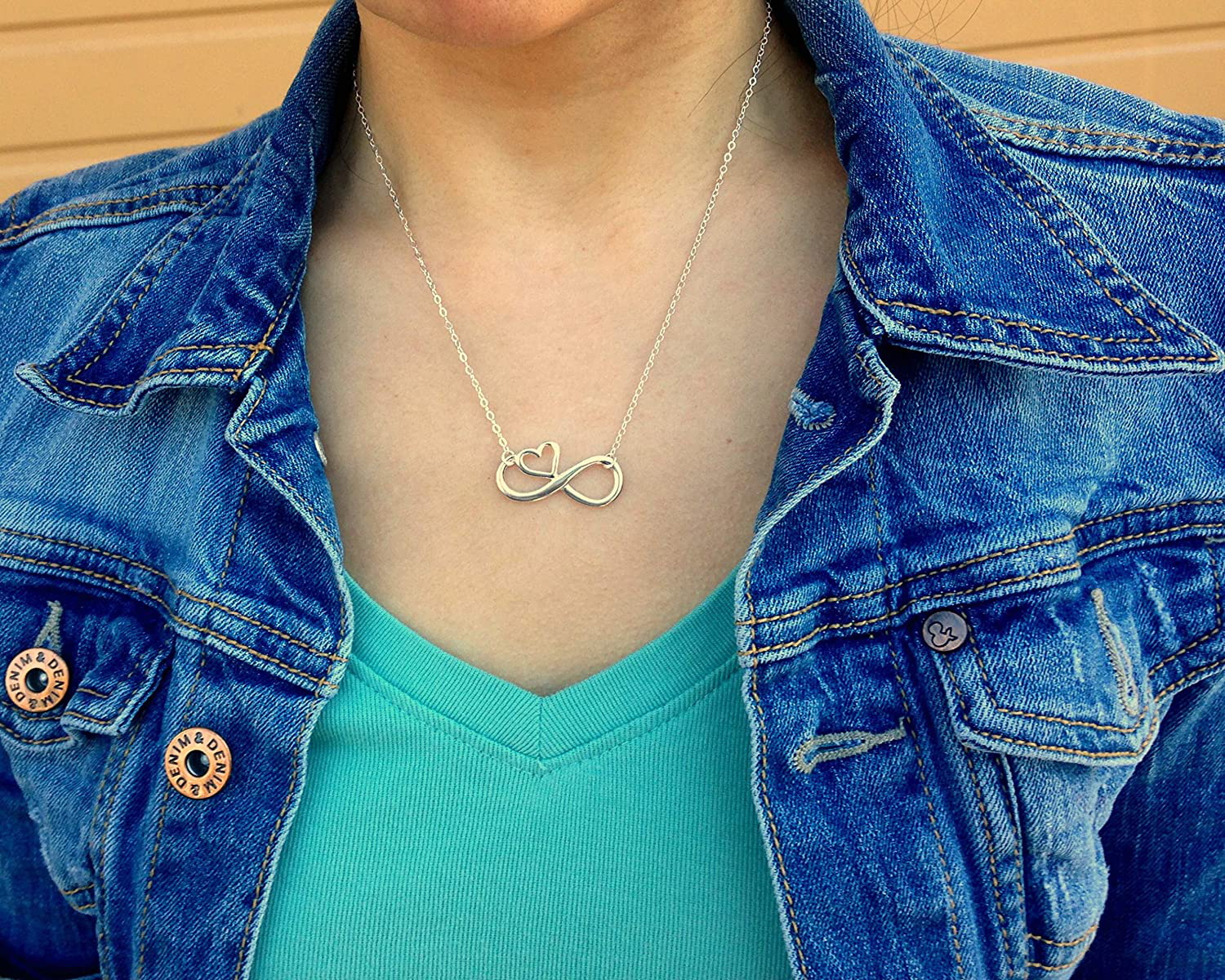 EFYTAL Mom Gifts, 925 Sterling Silver Infinity with Heart Necklace for Mother & Daughter, Mom Necklaces for Women, Best Birthday Gift Ideas, Pendant Mother's Day Jewelry For Her, Mothers Day Arts & Entertainment > Party & Celebration > Gift Giving EFYTAL   