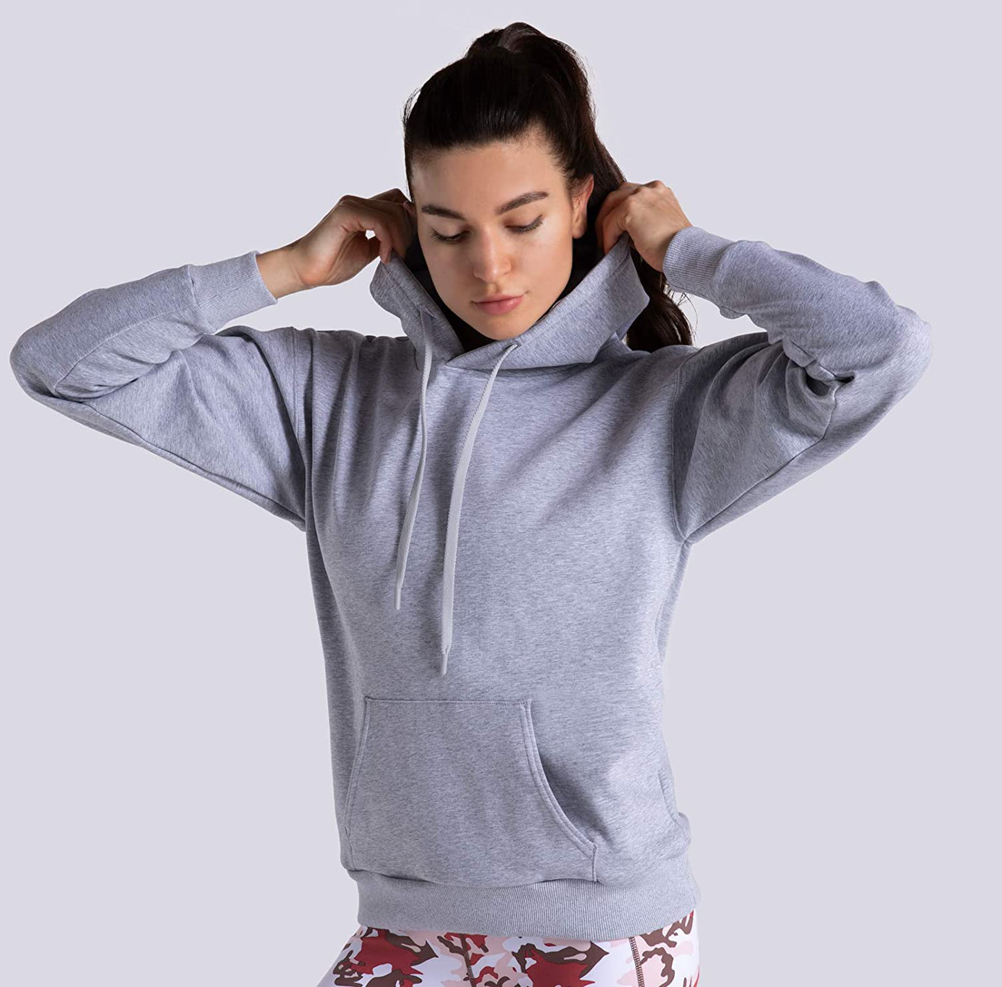 Women'S Basic Pullover Hoodie Loose Fit Ultra Soft Fleece Hooded Sweatshirt with Pockets Apparel & Accessories > Clothing > Activewear Kylie Max   