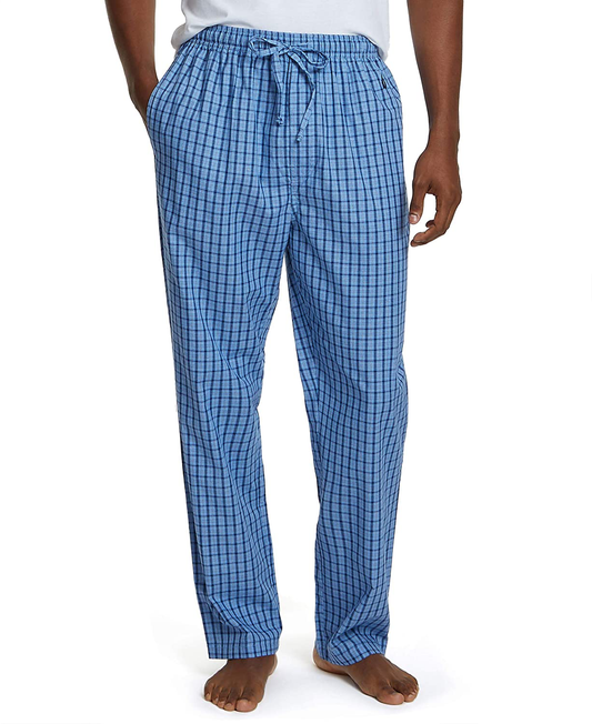 Nautica Men'S Soft Woven 100% Cotton Elastic Waistband Sleep Pajama Pant Apparel & Accessories > Clothing > Sleepwear & Loungewear > Pajamas Kylie Max   