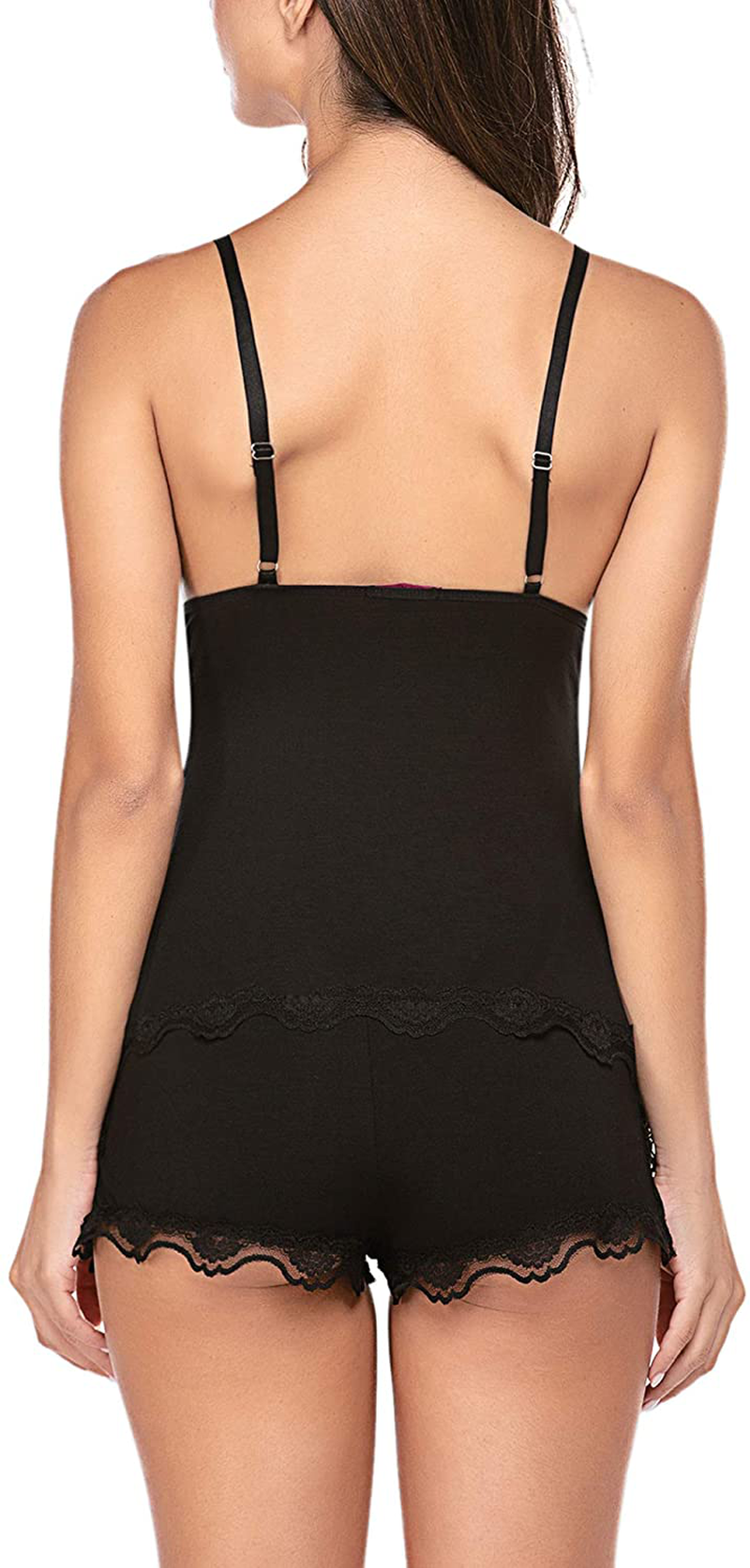 Avidlove Womens Sweetness Cami Set Lace Camisole Lingerie Nightwear Sexy Pajamas Lounge Sets Apparel & Accessories > Clothing > Sleepwear & Loungewear Kylie Max   