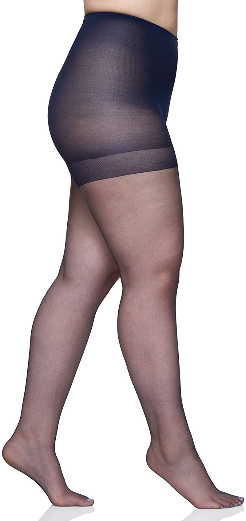 Berkshire Women'S Plus-Size Queen Ultra Sheer Control Top Pantyhose - Sandalfoot 4411 Apparel & Accessories > Clothing > Underwear & Socks > Shapewear Berkshire   