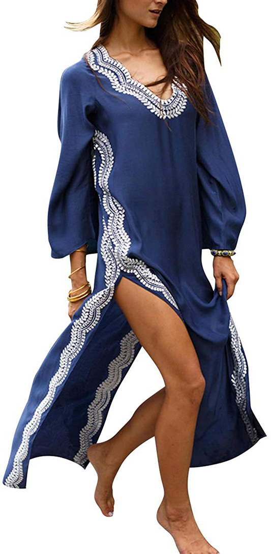 Swimsuit Cover Ups for Women plus Size Beachwear Bathing Suit Cover up Light Apparel & Accessories > Clothing > Swimwear Kylie Max   