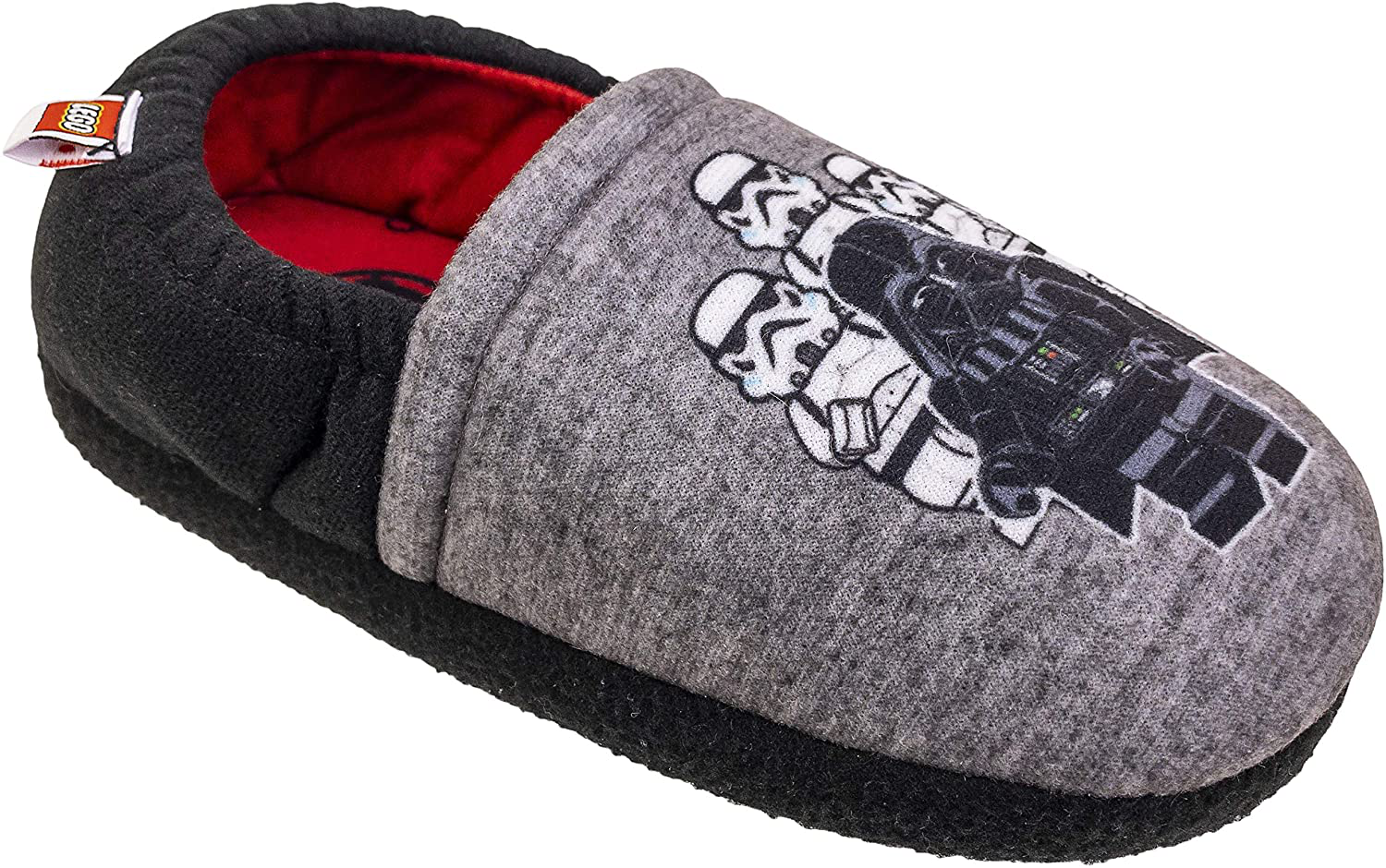 LEGO Star Wars Boys Robe with Slippers,Darth Vader Bathrobe Pajama Set,Boys Size 4/5 to 10/12 Apparel & Accessories > Clothing > Sleepwear & Loungewear > Robes Kylie Max   