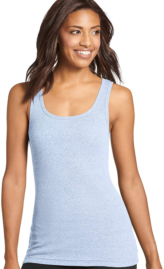 Jockey Women'S T-Shirts 100% Cotton Rib Tank Apparel & Accessories > Clothing > Activewear Kylie Max   