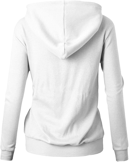 GIVON Womens Comfortable Long Sleeve Lightweight Zip-Up Hoodie with Kanga Pocket(Xs~4Xl) Apparel & Accessories > Clothing > Activewear Kylie Max   