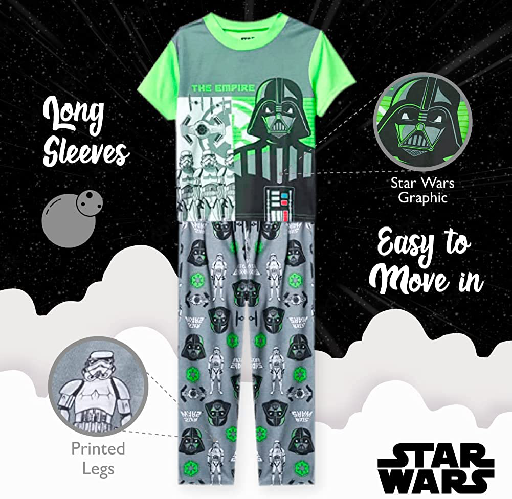 Star Wars Boys' Pajama Set Apparel & Accessories > Clothing > Sleepwear & Loungewear > Pajamas Kylie Max   