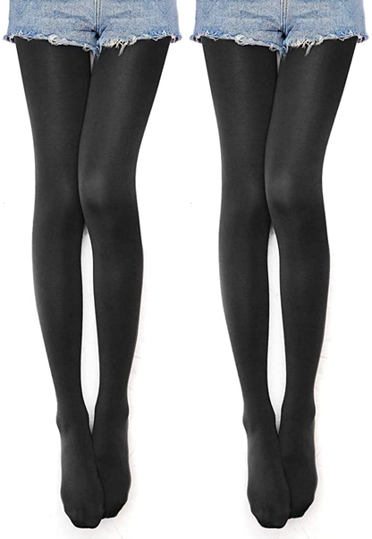VERO MONTE 80D Opaque Tights for Women - 80 Denier Pantyhose Solid Footed Tights Apparel & Accessories > Clothing > Underwear & Socks > Shapewear VERO MONTE   