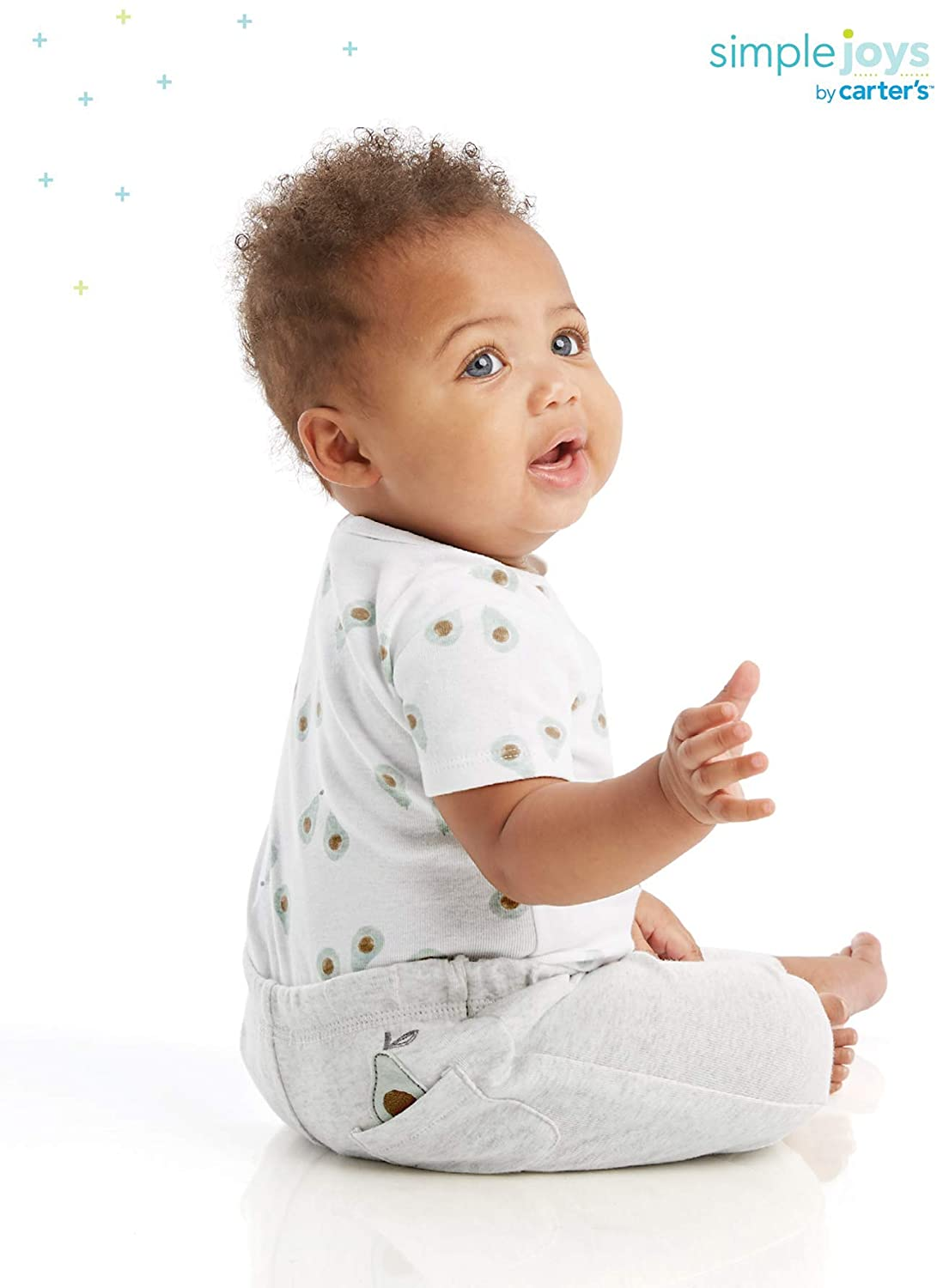 Simple Joys by Carter'S Unisex Toddlers and Babies' 6-Piece Neutral Bodysuits (Short and Long Sleeve) and Pants Set Apparel & Accessories > Clothing > Underwear & Socks > Lingerie Simple Joys by Carter's   