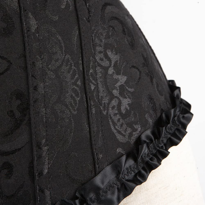 Women Lace up Back Sexy Floral Corset for Women Lingerie Bustier Top plus Size Apparel & Accessories > Clothing > Underwear & Socks > Lingerie Zhitunemi   