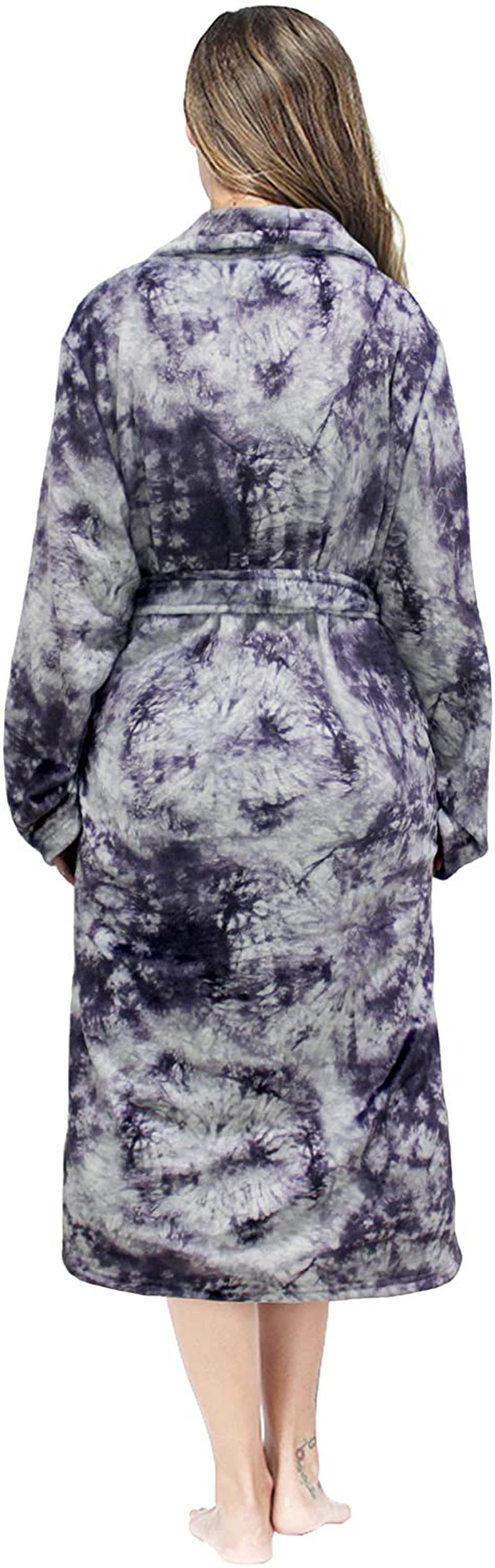 RONGTAI Womens Bathrobe Ladies Fleece Plush Warm Long Robes Apparel & Accessories > Clothing > Sleepwear & Loungewear > Robes Kylie Max   