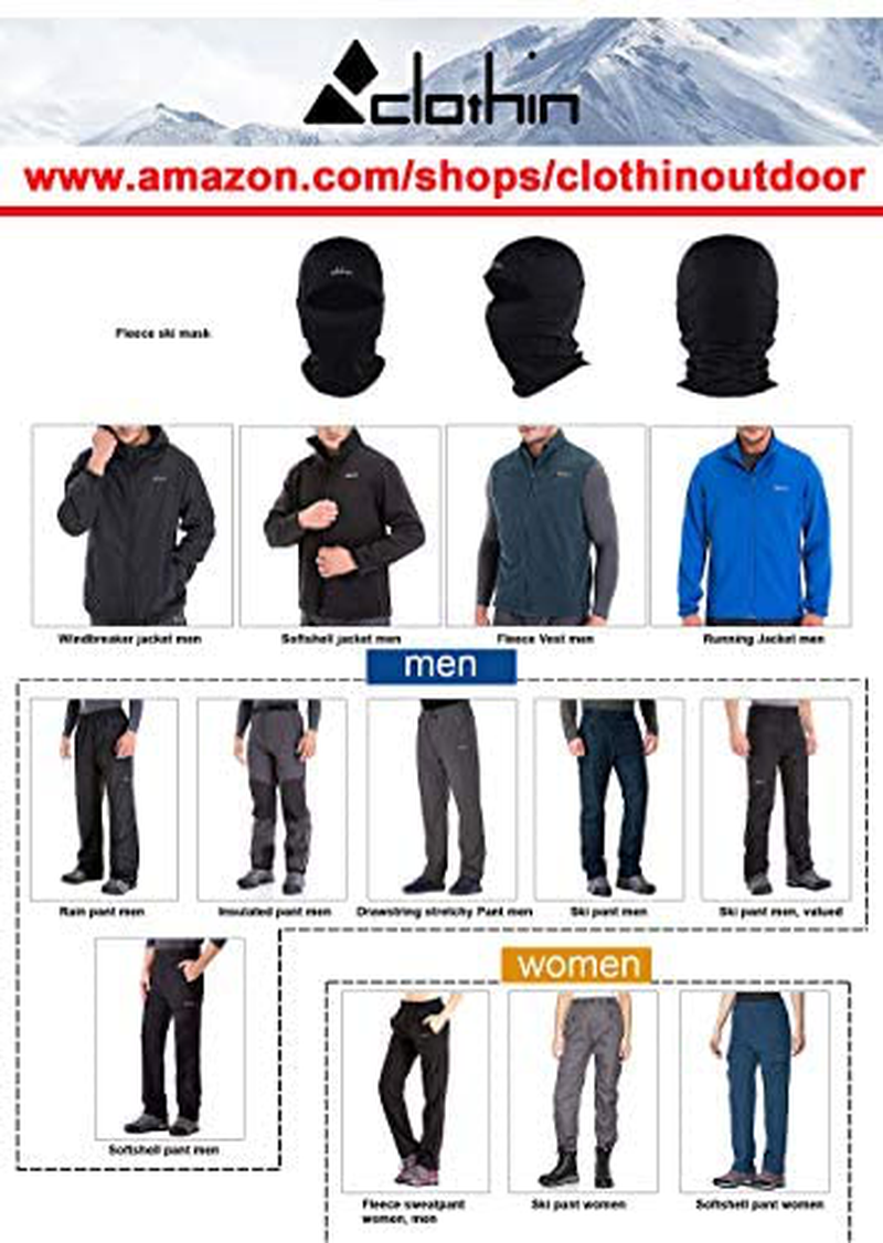 Clothin Men/Women Polar Fleece Thermal Sweatpants Apparel & Accessories > Clothing > Activewear Kylie Max   