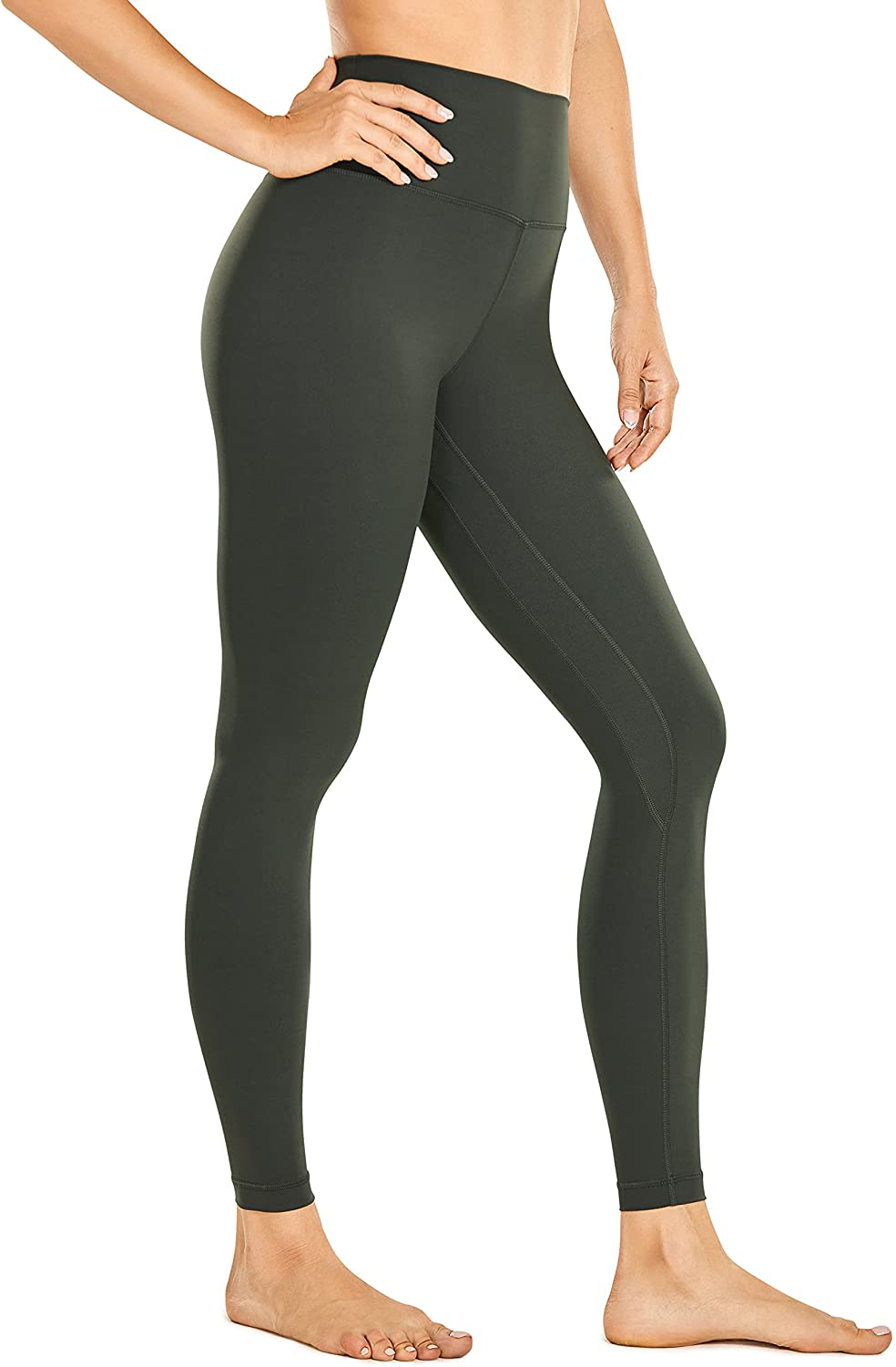 CRZ YOGA Women's Naked Feeling Yoga Pants 25 Inches - 7/8 High Waisted Workout Leggings Apparel & Accessories > Clothing > Activewear CRZ YOGA   