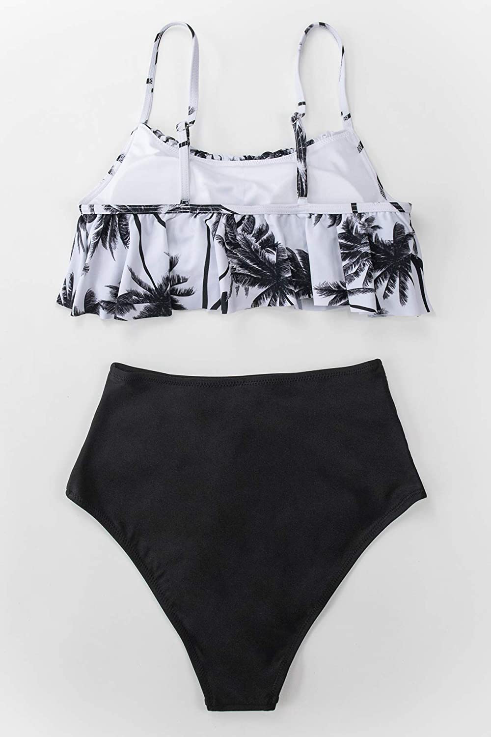 CUPSHE Women'S High Waisted Falbala Bikini Set  Kylie Max   
