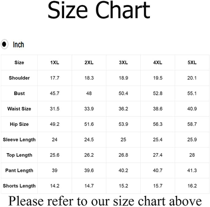 Shein Women'S plus Size Sleepwear 7Pcs Satin Pajama Sets Cami Shorts Loungewear Apparel & Accessories > Clothing > Sleepwear & Loungewear Kylie Max   