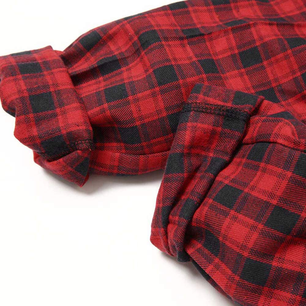 IFFEI Matching Family Pajamas Sets Christmas Pj'S with Deer Long Sleeve Tee and Plaid Pants Loungewear Apparel & Accessories > Clothing > Sleepwear & Loungewear > Pajamas Kylie Max   