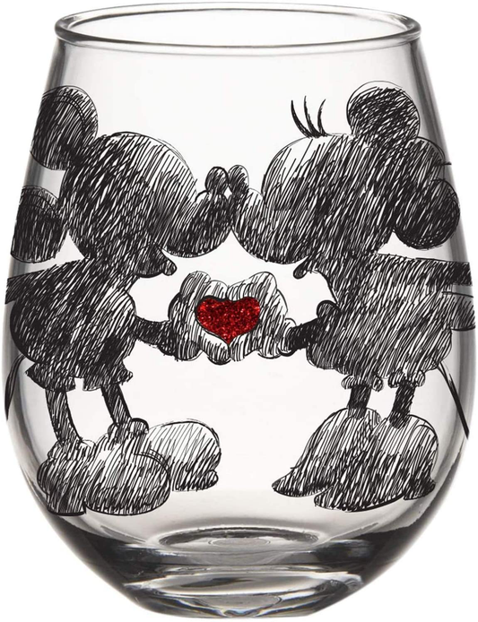 Silver Buffalo Friends You're the Rachel Stemless Drinking Glass, 1 Count (Pack of 1), Clear Arts & Entertainment > Party & Celebration > Gift Giving Silver Buffalo Mickey and Minnie  