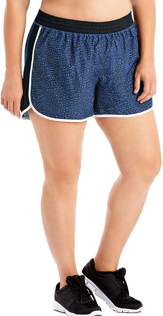 JUST MY SIZE Women'S plus Size Active Woven Run Short Apparel & Accessories > Clothing > Shorts Kylie Max   