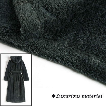 Robes for Women with Hood Long Soft Warm Full Length Sleepwear Luxurious Plush Fleece Winter Ladies Robes Apparel & Accessories > Clothing > Sleepwear & Loungewear > Robes Kylie Max   