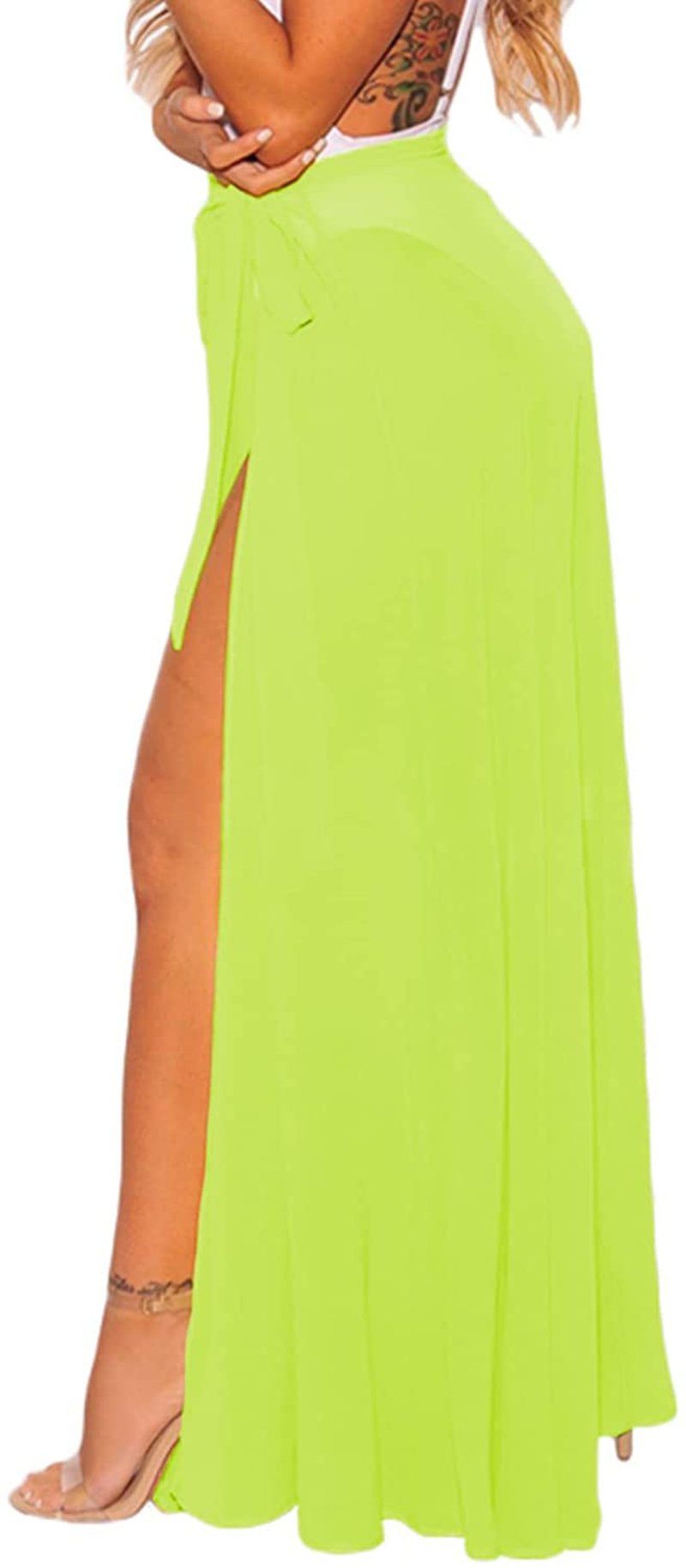 LIENRIDY Women'S Swimsuit Cover up Summer Beach Wrap Skirt Swimwear Bikini Cover-Ups Apparel & Accessories > Clothing > Swimwear Kylie Max   