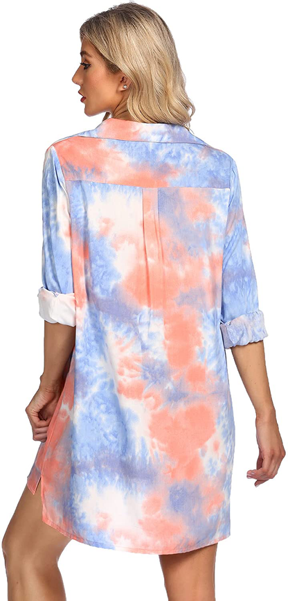 SHESHOW Women'S Beach Cover up Long Sleeve Button down Shirt Beach Bikini Coverups Dress Swimsuit Covers S-3XL Apparel & Accessories > Clothing > Swimwear Kylie Max   