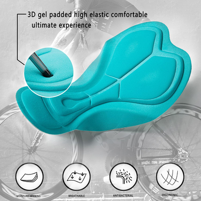 Beroy Bike Shorts Women 3D Gel Padded with Pocket Indoor- Outdoor Cycling Spining - Shorts Apparel & Accessories > Clothing > Shorts Kylie Max   