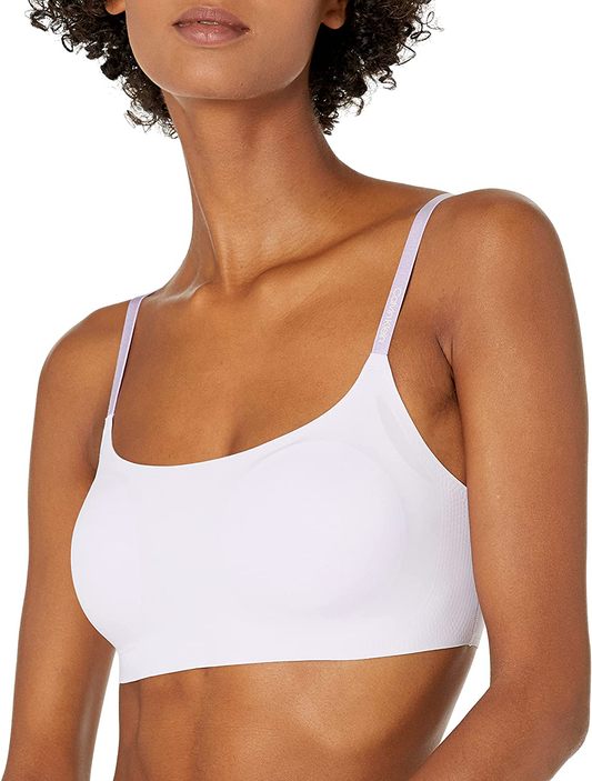 Calvin Klein Women'S Invisibles Comfort Seamless Adjustable Skinny Strap Bralette Bra Apparel & Accessories > Clothing > Underwear & Socks > Bras Kylie Max   
