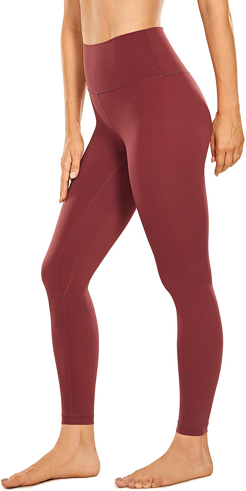 CRZ YOGA Women's Naked Feeling Yoga Pants 25 Inches - 7/8 High Waisted Workout Leggings Apparel & Accessories > Clothing > Activewear CRZ YOGA Savannah X-Large 