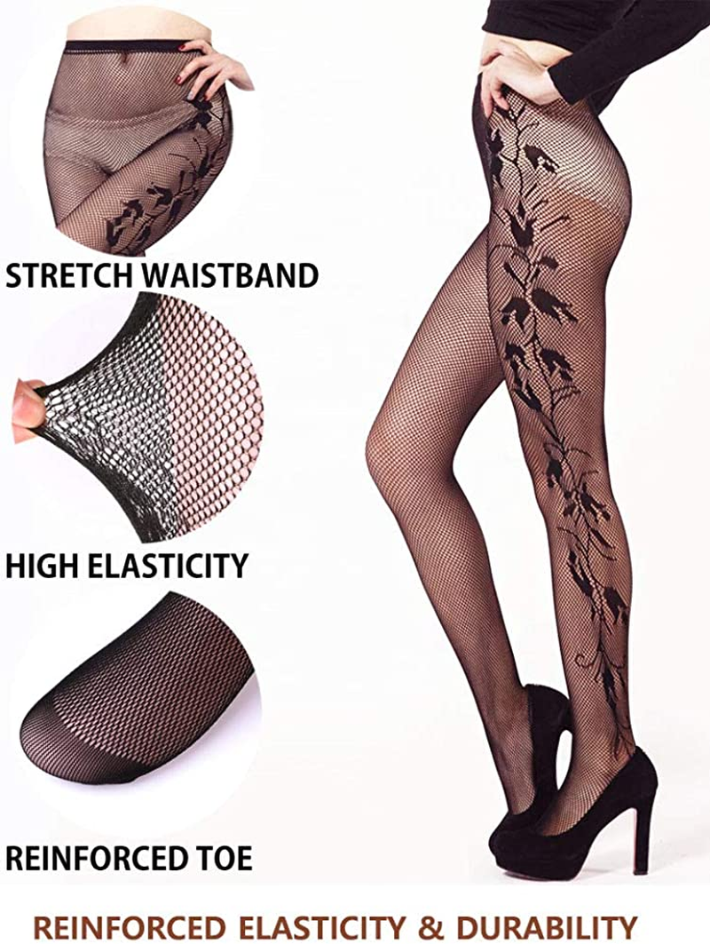 VERO MONTE Women Patterned Fishnets Tights Small Hole Thigh High Sexy Stockings Apparel & Accessories > Clothing > Underwear & Socks > Shapewear VERO MONTE   