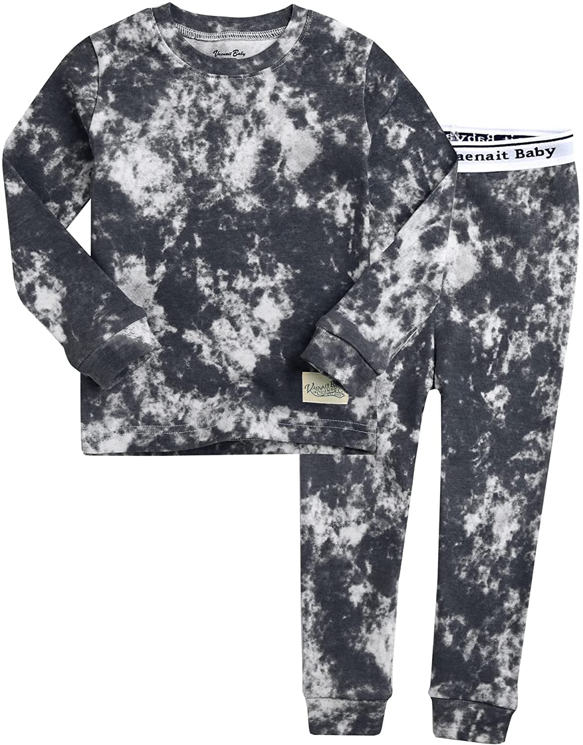 VAENAIT BABY 12M-12 Toddler Kids Boys Girls 100% Cotton Marbling Sung Fit Sleepwear Pajamas 2Pcs Pjs Set Apparel & Accessories > Clothing > Sleepwear & Loungewear > Pajamas Kylie Max   