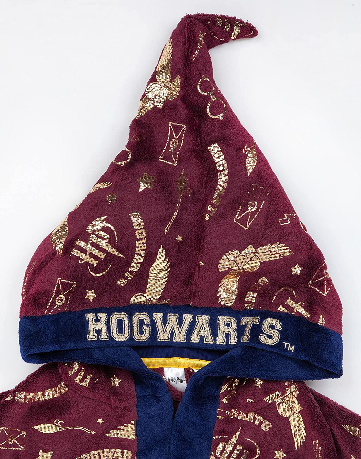 Harry Potter Dressing Gown Kids Red or Blue Options Pyjama Robe Apparel & Accessories > Clothing > Sleepwear & Loungewear > Robes Kylie Max   