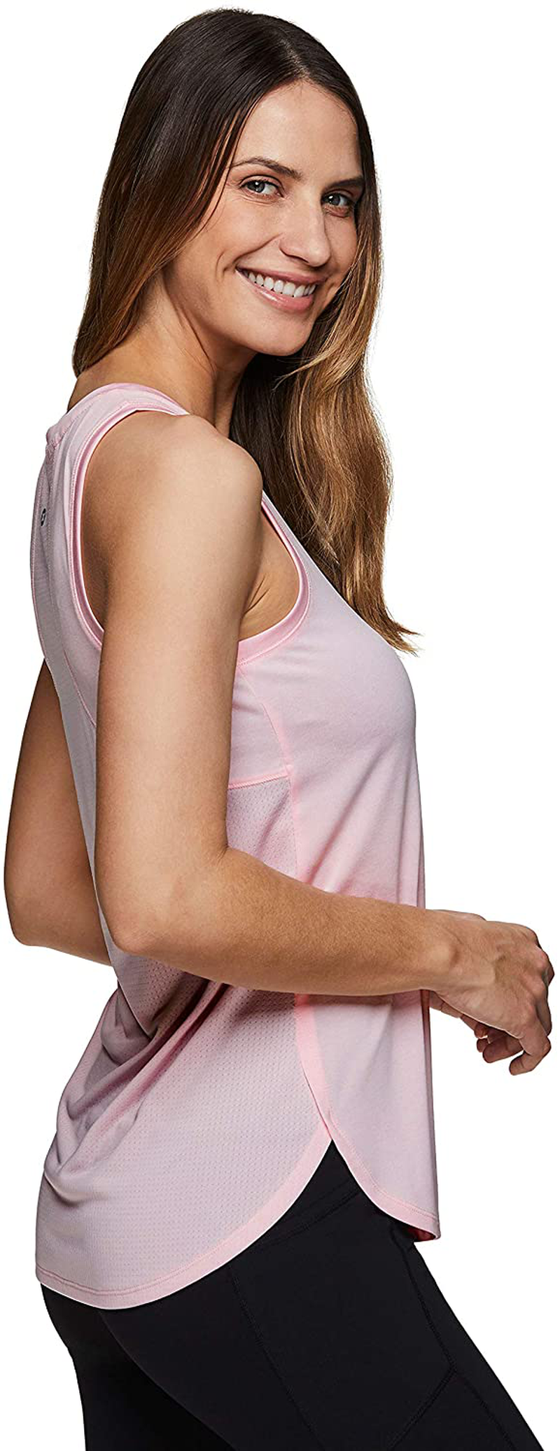 RBX Active Women'S Sleeveless Athletic Performance Running Workout Yoga Tank Top with Mesh Ventilation Apparel & Accessories > Clothing > Activewear Kylie Max   