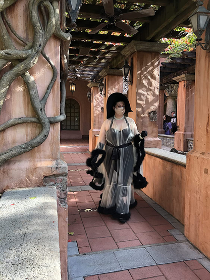 Changuan Sexy Illusion Long Lingerie Robe Nightgown Bathrobe Sleepwear Feather Bridal Robe Wedding Scarf Apparel & Accessories > Clothing > Dresses Changuan   