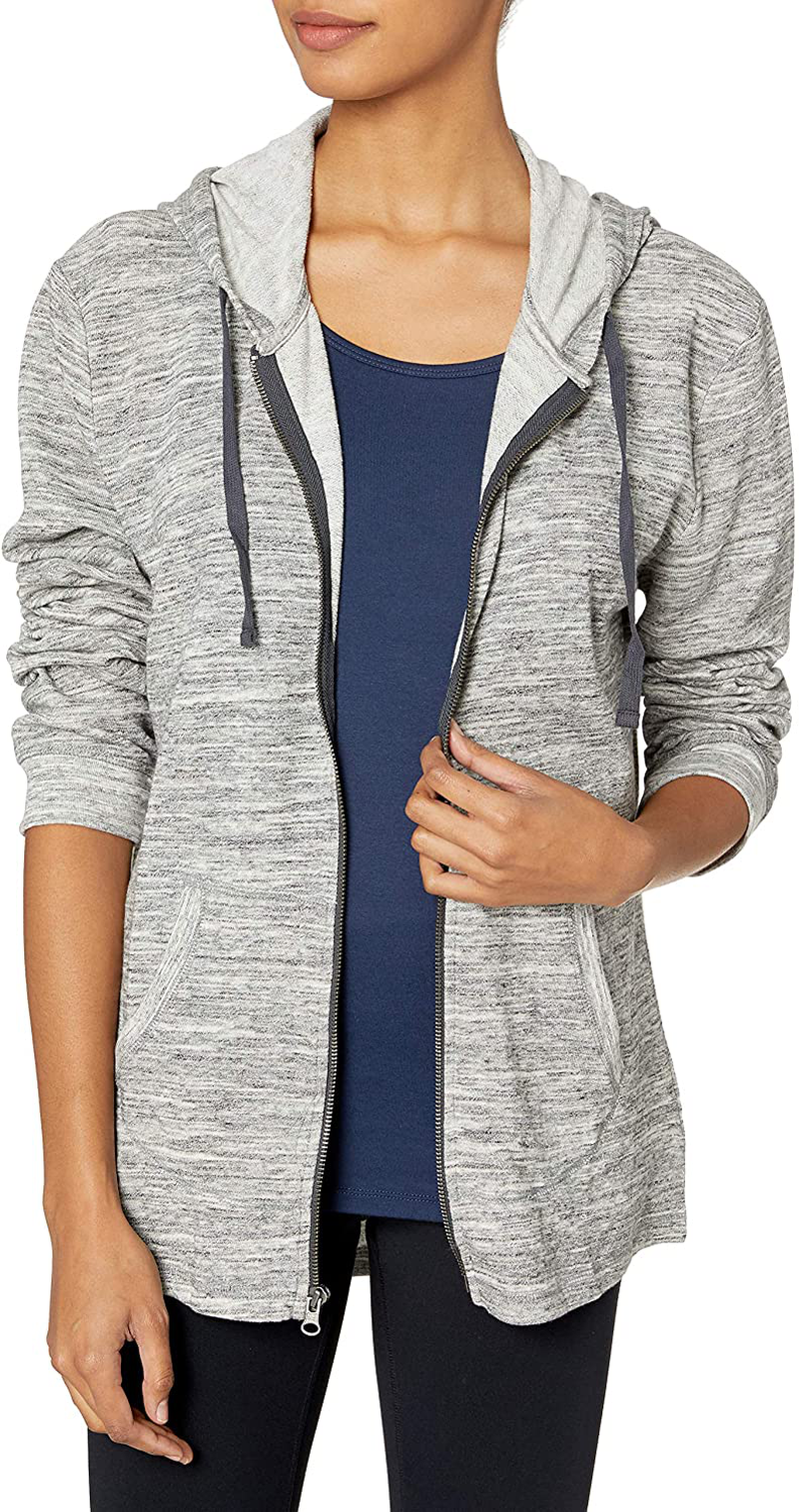 Hanes Women'S Slub Jersey Hoodie Apparel & Accessories > Clothing > Activewear Kylie Max   