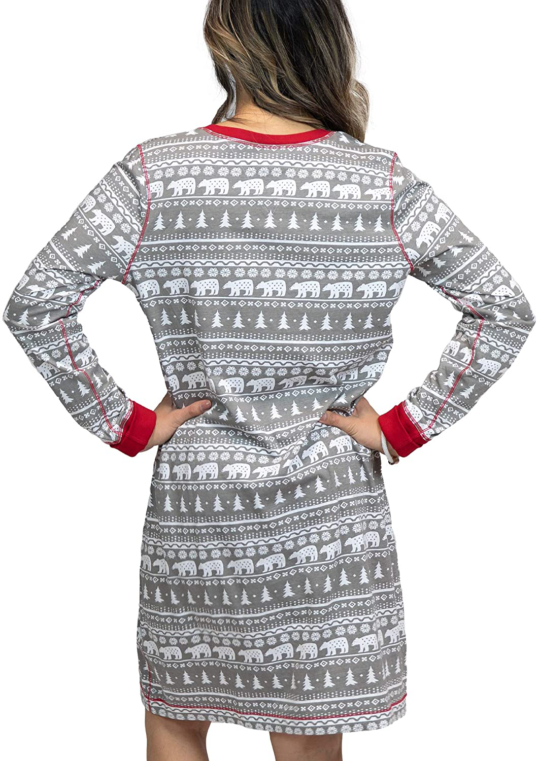 Lazy One Scoop-Neck Sleep Shirt, Nightshirts for Women, Animal-Themed Designs Apparel & Accessories > Clothing > Sleepwear & Loungewear > Nightgowns Kylie Max   
