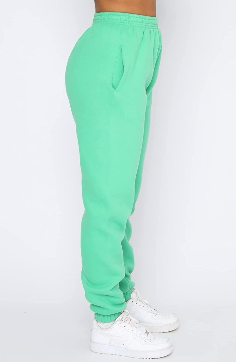 URBEARTH Womens Casual Comfy Sweatpants High Waisted Drawstring Sweat Pants Winter Cinch Bottom Joggers with Pocket Apparel & Accessories > Clothing > Activewear Kylie Max   