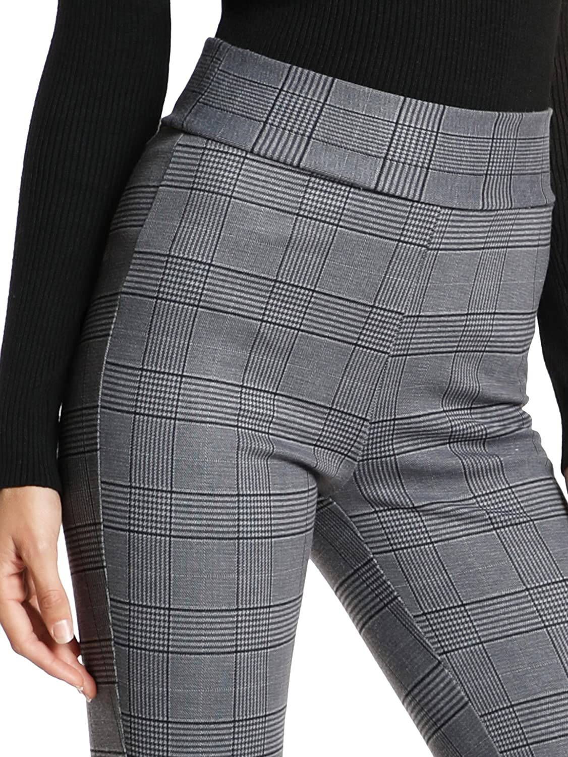 SweatyRocks Women's Casual Skinny Leggings Stretchy High Waisted Work Pants Apparel & Accessories > Clothing > Activewear SweatyRocks   