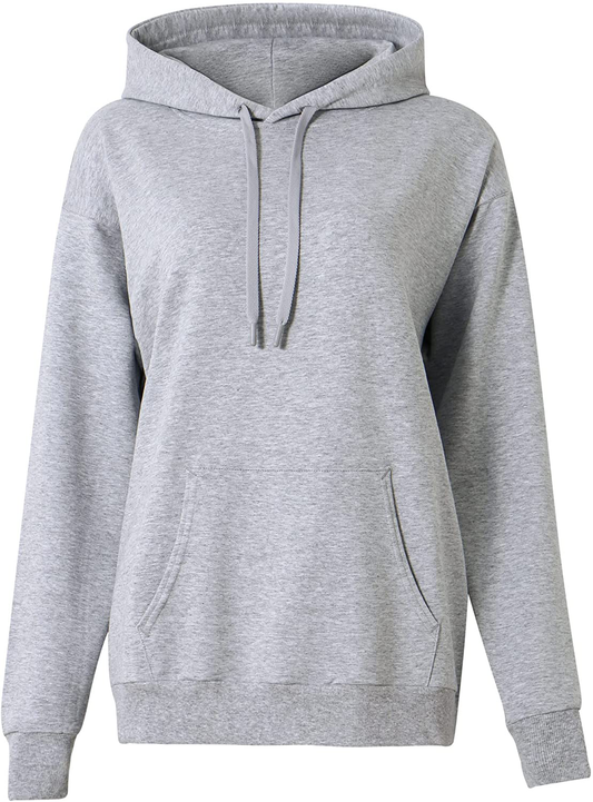 Women'S Basic Pullover Hoodie Loose Fit Ultra Soft Fleece Hooded Sweatshirt with Pockets Apparel & Accessories > Clothing > Activewear Kylie Max   