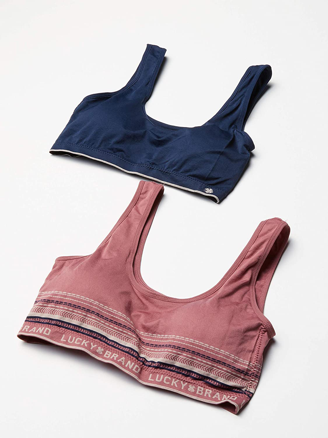 Lucky Brand Women’S Bra – 2 Pack Seamless Comfort Crop Cami Lounge Bralette (S-XL) Apparel & Accessories > Clothing > Underwear & Socks > Bras Kylie Max   