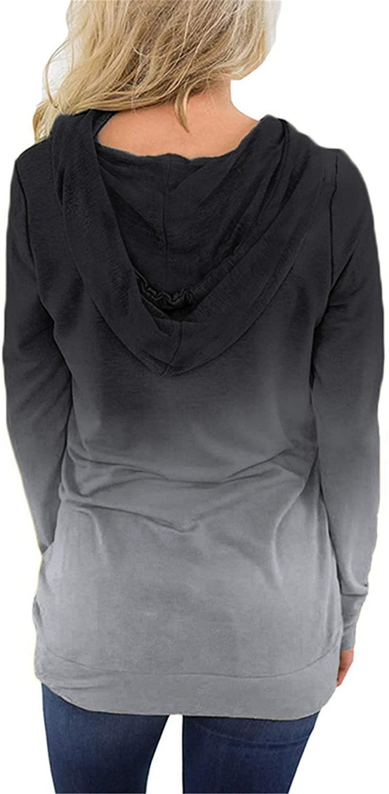 Onlypuff Womens Hoodie Sweatshirts Casual Tunic Tops Long Sleeve Hoody with Kangaroo Pockets Apparel & Accessories > Clothing > Activewear Kylie Max   