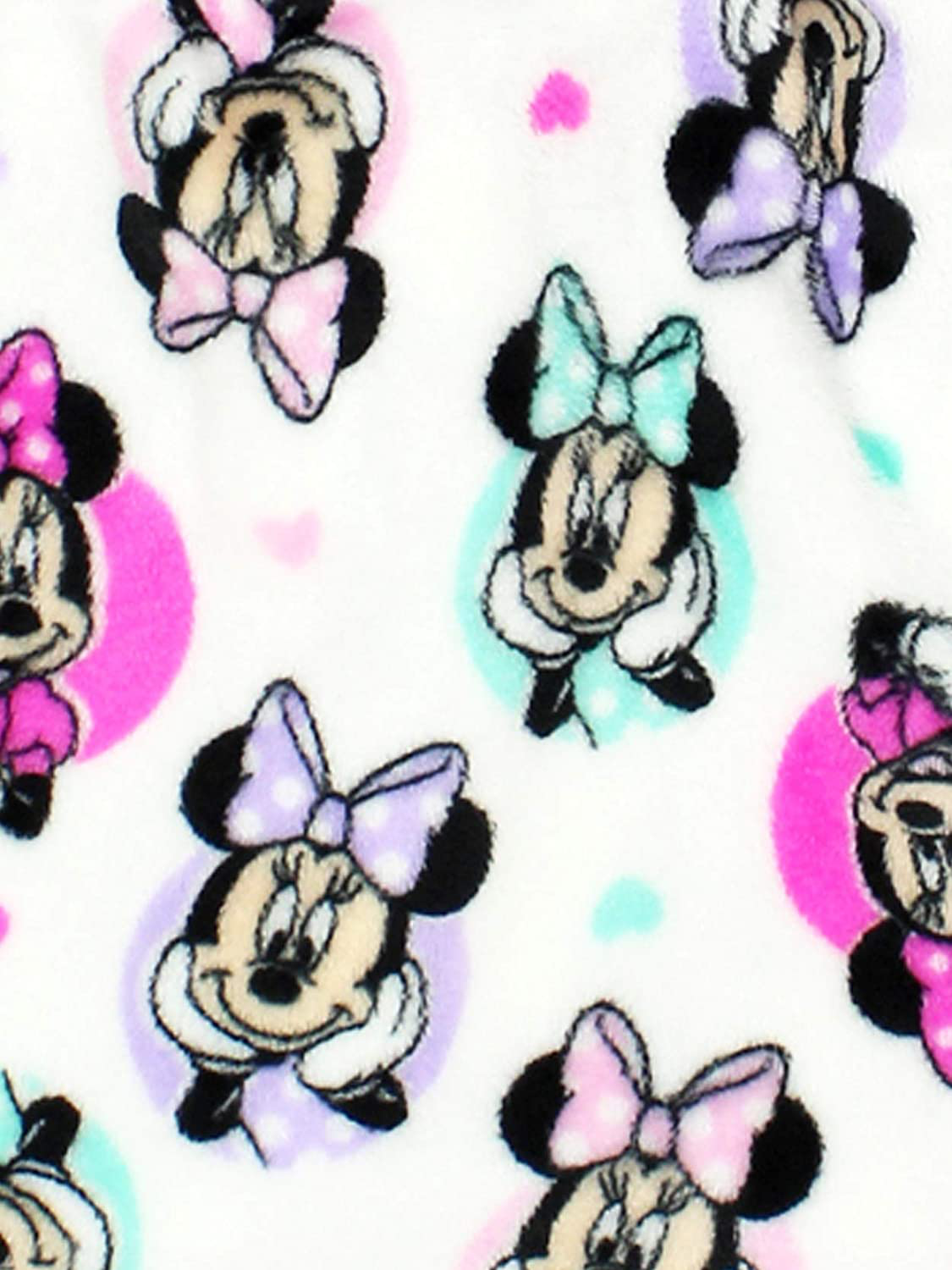 Minnie Mouse Girl'S Plush Fleece Bathrobe Robe Apparel & Accessories > Clothing > Sleepwear & Loungewear > Robes Kylie Max   