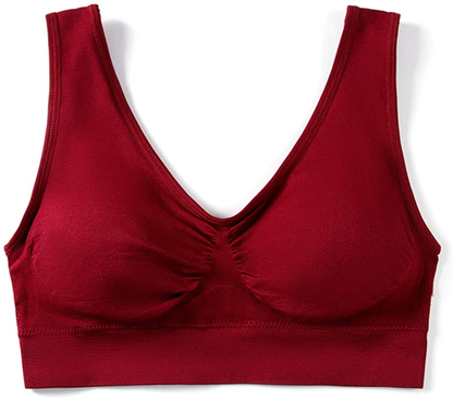 Vermilion Bird Women'S 3 Pack Seamless Comfortable Sports Bra with Removable Pads Apparel & Accessories > Clothing > Underwear & Socks > Bras Kylie Max   