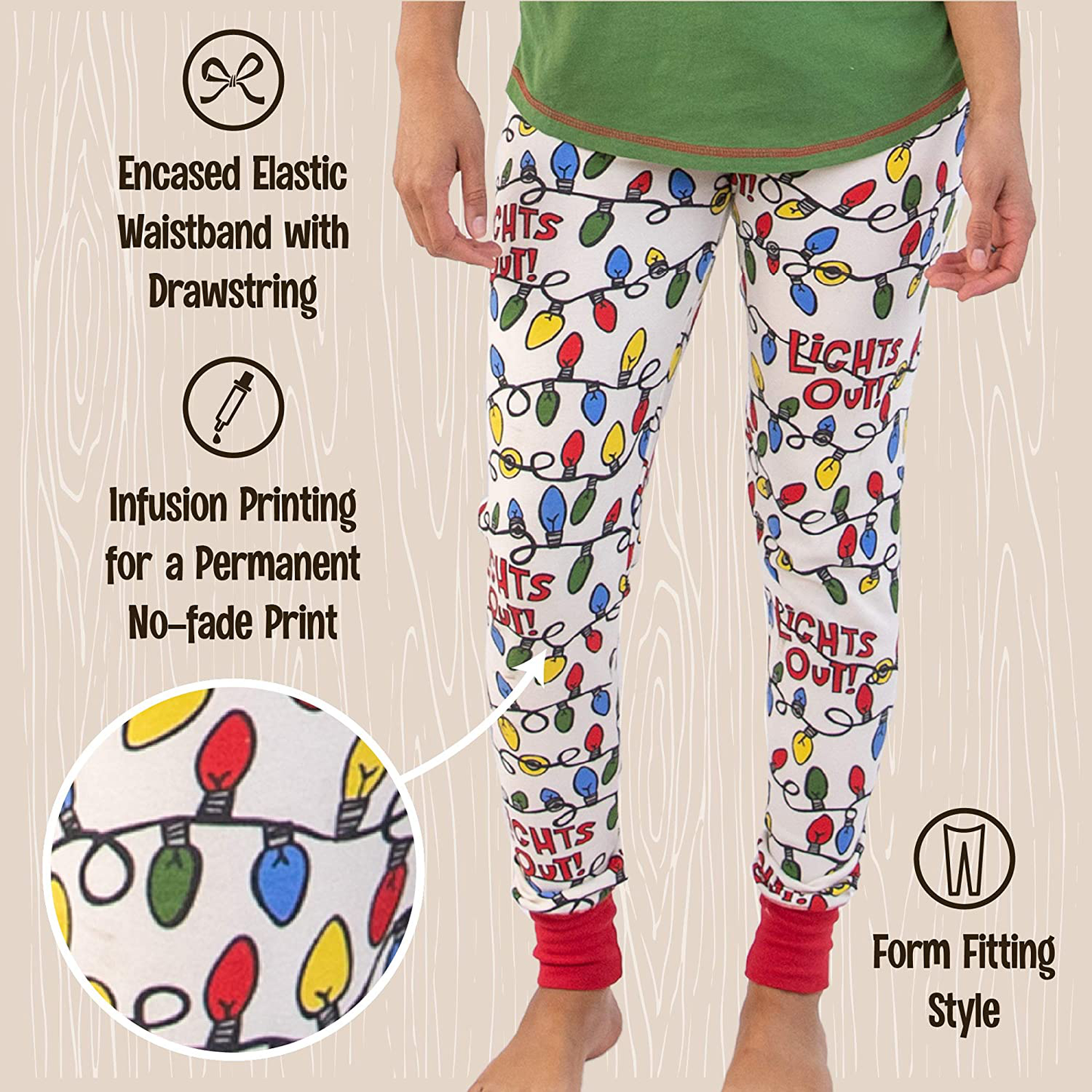Lazy One Women'S Leggings and Tees, Pajama Separates, Cozy Loungewear for Women Apparel & Accessories > Clothing > Sleepwear & Loungewear > Pajamas Kylie Max   