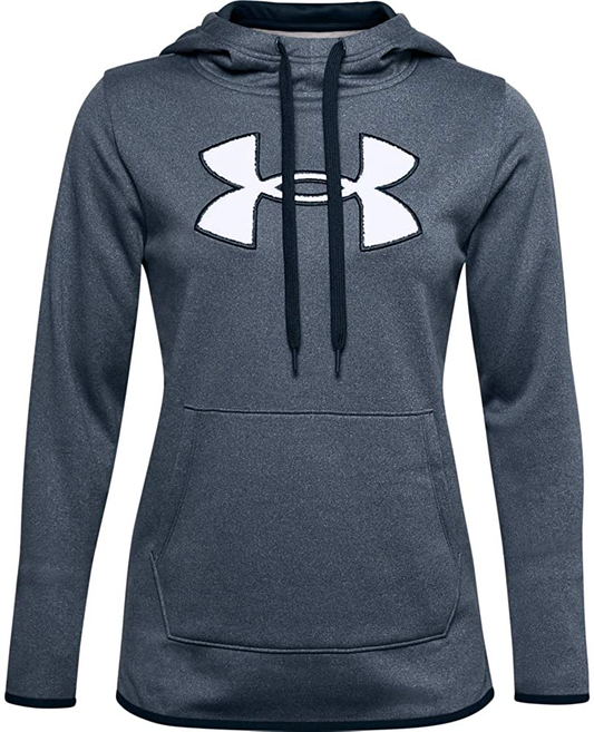 Under Armour Women'S Fleece Big Logo Chenille/Shine Hoodie Apparel & Accessories > Clothing > Activewear Kylie Max   