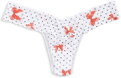 Hanky Panky Low Rise Thong (Prints) Apparel & Accessories > Clothing > Underwear & Socks > Underwear hanky panky White Multi  