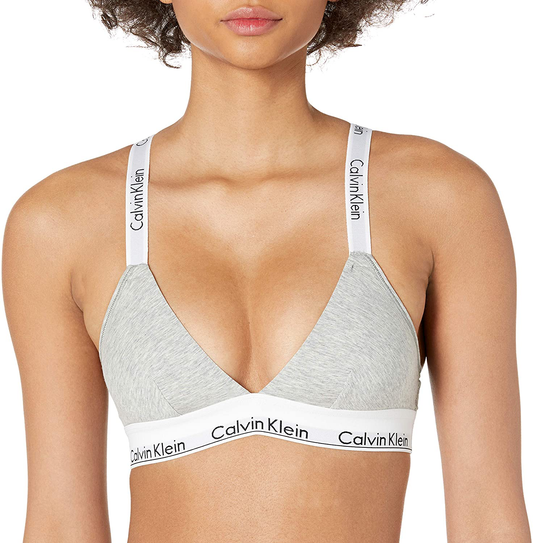 Calvin Klein Women'S Modern Cotton Unlined Triangle Crossback Bralette Apparel & Accessories > Clothing > Underwear & Socks > Bras Kylie Max   