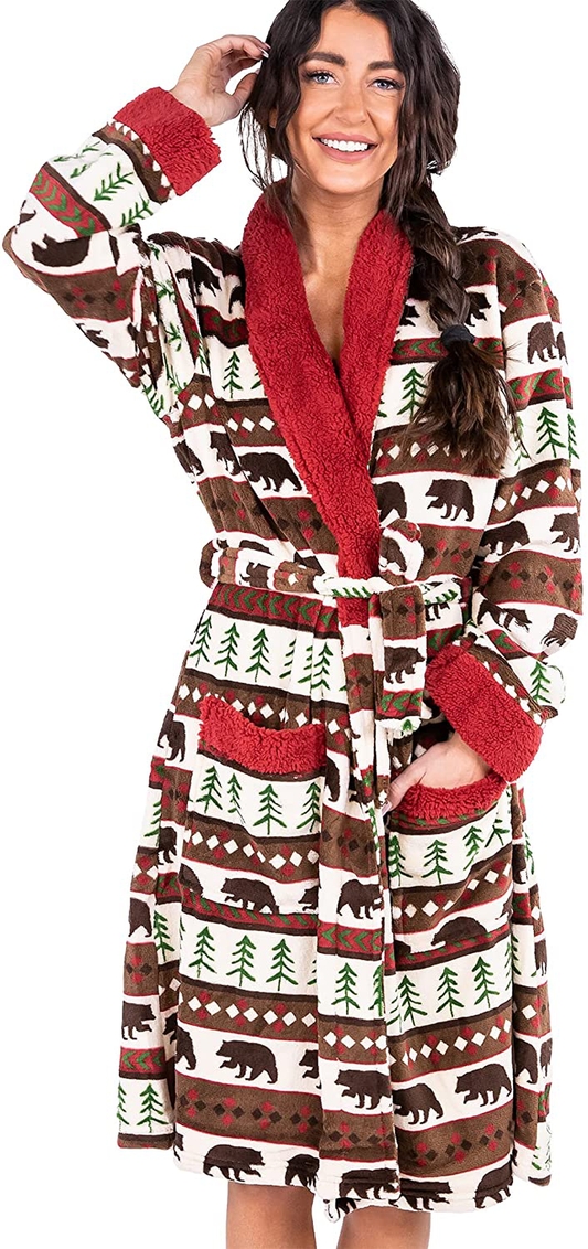 Lazy One Ultra-Cozy Bathrobes for Women Apparel & Accessories > Clothing > Sleepwear & Loungewear > Robes Lazy One   