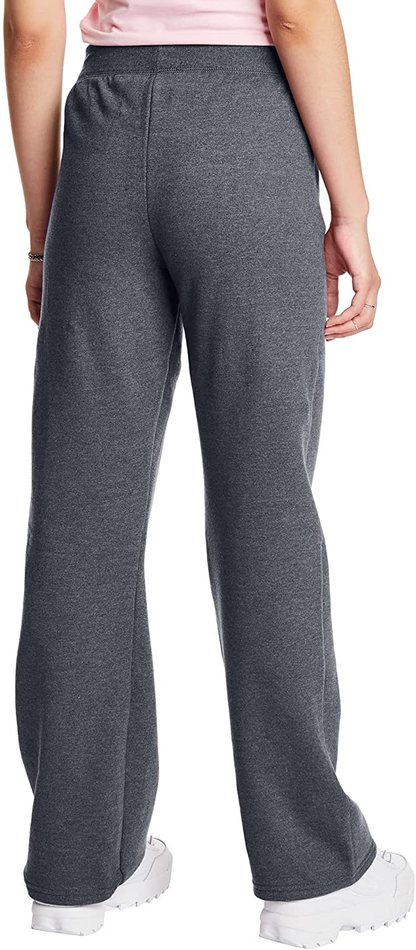 Hanes Women'S Ecosmart Open Bottom Leg Sweatpants Apparel & Accessories > Clothing > Underwear & Socks > Lingerie Hanes   