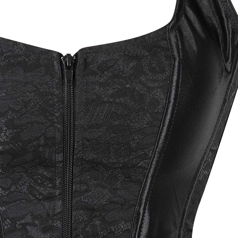 Blidece Women'S Sexy Boned Lace up Push up Shapewear Top Overbust Corset Bustier Apparel & Accessories > Clothing > Underwear & Socks > Lingerie Blidece   